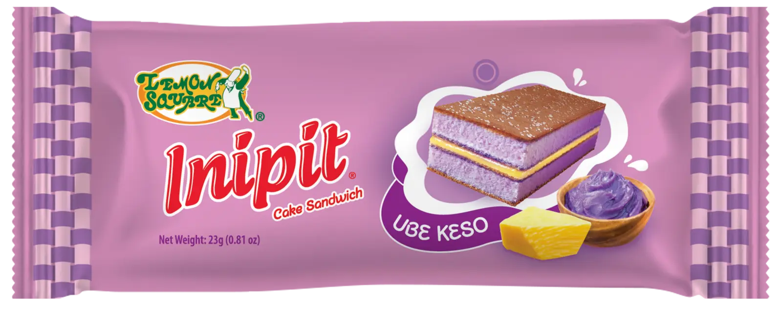Lemon Square Inipit Ube KesoInner